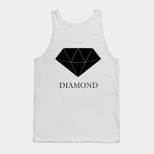 BLACK DIAMOND Tank Top by SAMUEL FORMAS